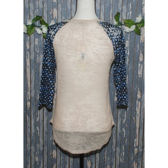 NWT SOUTHERN GRACE Burnout Tee T-Shirt Top Life is a Highway 3/4 Sleeve Size S P - Picture 5 of 8